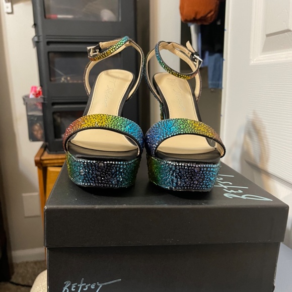 Betsy Johnson colorful heels - Picture 7 of 11